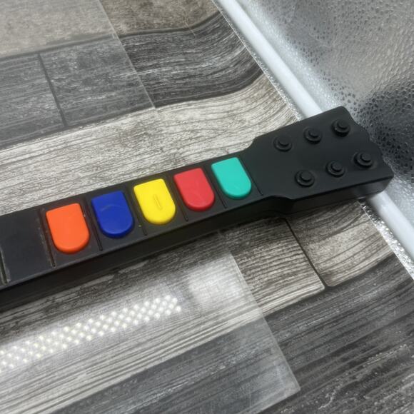 Guitar Hero PS2 Model PSLGH PlayStation 2 Wired Guitar Red Octane. UNTESTED. - Picture 5 of 10